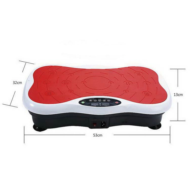 Fitness Body Vibro Shaper Vibrationsplatte, 53 cm, Rot